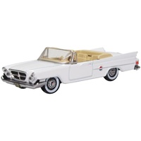 Oxford 1/87 Chrysler 300 Convertible 1961 Open Top Alaskan White Diecast