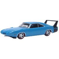 Oxford 1/87 Dodge Charger Daytona 1969 Bright Blue Diecast Model