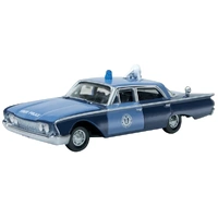 Oxford 1/87 Ford Fairlane Sedan 1960 Massachusetts State Police Radar Car Diecast Model