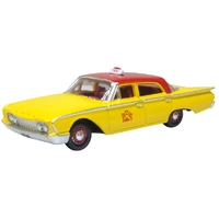 Oxford 1/87 Ford Fairlane Sedan 1960 NYC Taxi Diecast Model