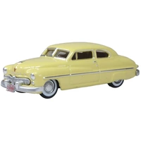 Oxford 1/87 Mercury 8 Coupe 1949 Calabash Yellow Diecast Model