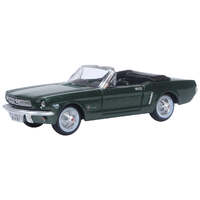 Oxford 1/87 Ivy Green Ford Mustang 1965 Diecast Model