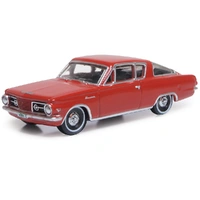 Oxford 1/87 Plymouth Barracuda 1965 Medium Red Diecast Model