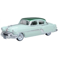 Oxford 1/87 Pontiac Chieftain 4 Door 1954 Shannon Green/Brookmere Green Diecast Model