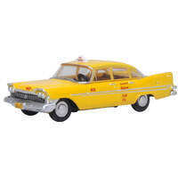 Oxford 1/87 Tanner Yellow Cab Co. S California Plymouth Belvedere Sedan 1959 Diecast Model Car