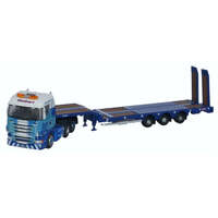 Oxford 1/148 Scania Highline Nooteboom 3 Axle Semi Low Loader Stobar Diecast