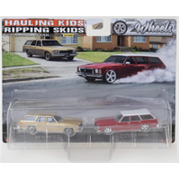Oz Wheels 1/64 Hauling Kids and Ripping Skids HJ Holden Wagon Fully Sick Detail