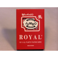 Playing Cards - Royal 100% plastic- large index