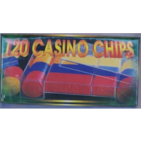 Casino Chips & Accessories (120 Pieces)