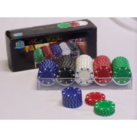 Casino Chips & Accessories - Poker Chip 100pc Suit Style P1089PC
