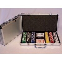 Casino Poker Chip 300pc in Aluminium Attache Case11.5gm