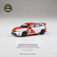 Para64 1/64 2025 Honda Civic Type R FL5 1965 Mexico GP Heritage LHD Diecast Model Car