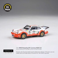 Para64 1/64 1974 Porsche 911 Carerra RSR 3.0 Aurora Racing LHD Diecast Model Car