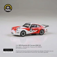 Para64 1/64 1976 Porsche 911 Carrera RSR 3.0 Equador - Fernando Madera LHD Diecast Model Car