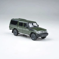 Para64 1/64 2014 Toyota Land Cruiser Dbl Cab Pickup LC79 Military Green RHD