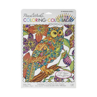 Paint By Numbers Flowering Owl Pencil By Number