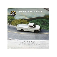 Para64 1/64 2025 Toyota Hilux Champ Tamaraw Super White RHD Diecast Model Car