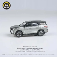 Para64 1/64 2023 Toyota Fortuner Gray Metallic Diecast Model Car