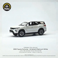 Para64 1/64 2023 Toyota Fortuner Q Variant Platinum White Pearl Diecast Model Car