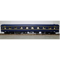 Powerline HO Victorian Carriage S-Car 7 AS Blue & Yellow VR-BG-AD