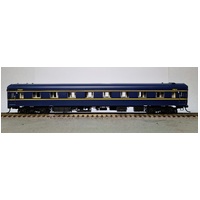 Powerline HO Victorian Carriage S-Car 8 AS Blue & Yellow VR-BG-AD