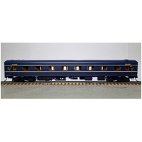 Powerline HO Victorian Carriage S-Car 9 BS Blue & Yellow VR-BG-AD