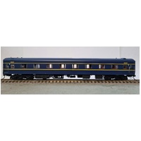 Powerline HO Victorian Carriage S-Car 9 AS Blue & Yellow VR-BG-AD