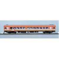 Powerline HO Victorian Carriage Z-Car V/Line 259 ACZ Tangerine w/Green & White Stripe