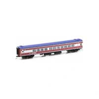 Powerline HO Victorian Carriage Z-CarV/Line Pass Corp 258 ACZ Maroon/Blue/White