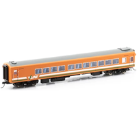 Powerline HO Victorian Carriage Z-Car V/Line 258 BCZ Tangerine w/Green & White Stripe