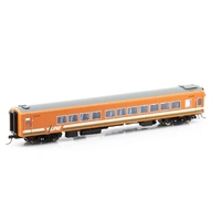Powerline HO Victorian Carriage Z-Car V/Line 261 BCZ Tangerine w/Green & White Stripe