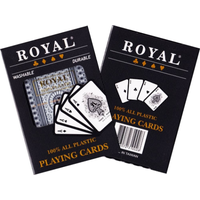 Royal 100% Plastic Single Deck Playing Cards PC310026
