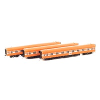 Powerline HO Victorian Carriage S-Car BS210/BS 3/BRS224 Vic Rail (3 pack)
