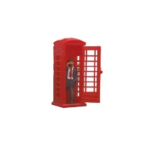 Peco OO Modelscene Telephone Box & Caller