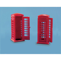 Peco OO Modelscene Telephone Kiosks 2pkt