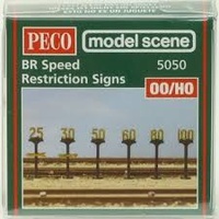 Peco OO Modelscene Speed Signs
