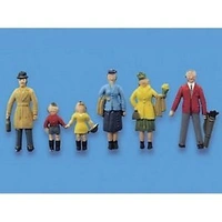 Peco OO Modelscene Passengers, Standing, Set A