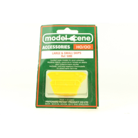 Peco OO Modelscene Skips (Large and Small)- Yellow (No Name)