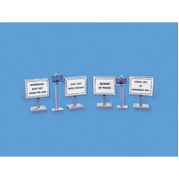 Peco OO Modelscene Tresspass & Board Signs (Pack of 5)