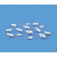 Peco OO Modelscene Sheep & Lambs (Pack of 12)