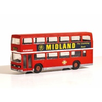Peco OO Modelscene Leyland Olympian Double Deck Bus Kit - London Buses, Riverside livery
