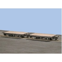 Peco OO-9 4 Wheel Wagon - Flat