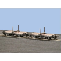 Peco OO-9 4 Wheel Wagon - Bolster