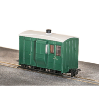 Peco OO-9 4 Wheel Brake Coach Green
