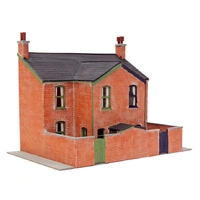 Peco Lineside OO/HO Victorian Low Relief House Backs  Laser Cut Kit