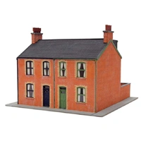 Peco Lineside OO/HO Victorian House Complete  Laser Cut Kit