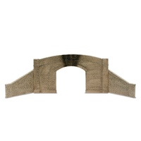 Peco O Road Bridge Side & Wall Single