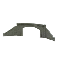 Peco N Double Track Bridge Sides & Wall