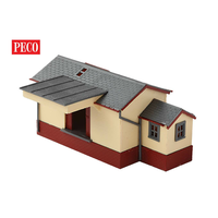 Peco N Goods Shed, Brick/Timber Type