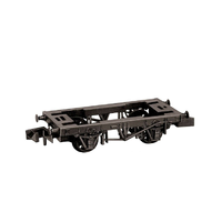 Peco N 9ft Wheelbase Wagon Chassis, Wooden Type Sole Bars